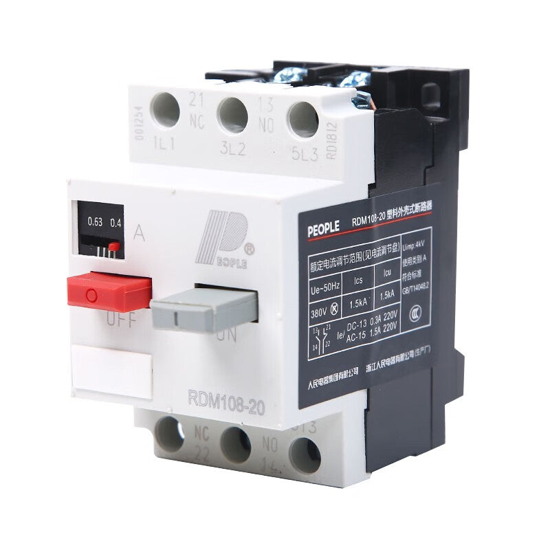 PEOPLE RDM108-20 DZ108 Circuit Breaker 3P 3A