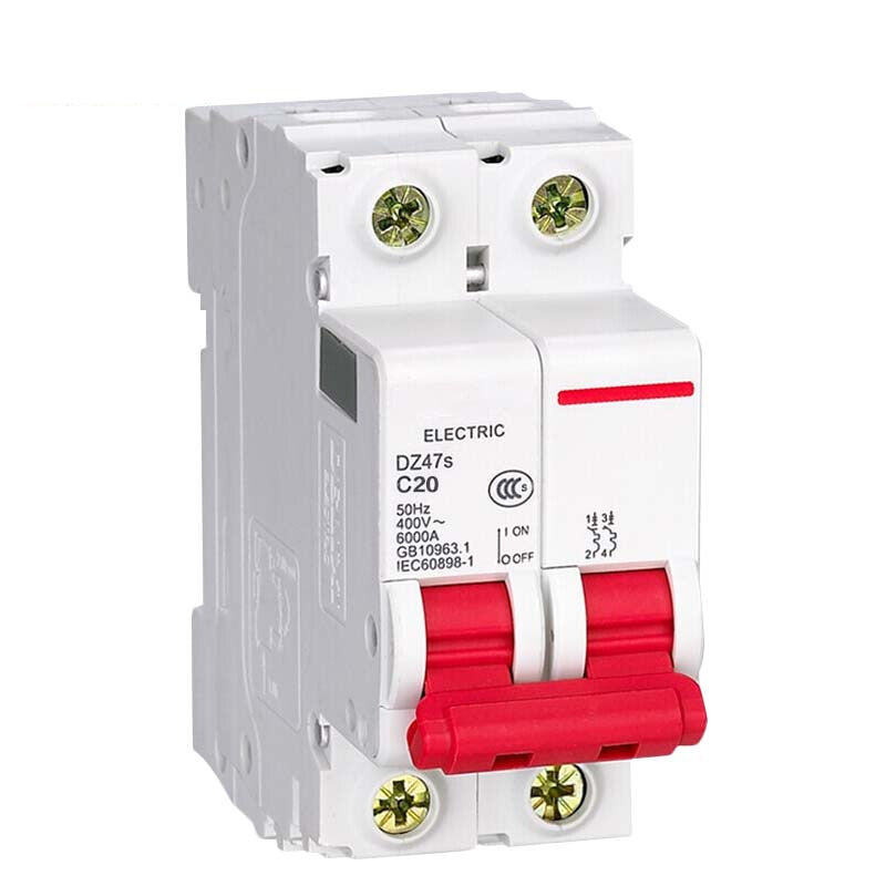 DELIXI ELECTRIC AC miniature circuit breaker small home appliance air switch DZ47s 2P C type 16A
