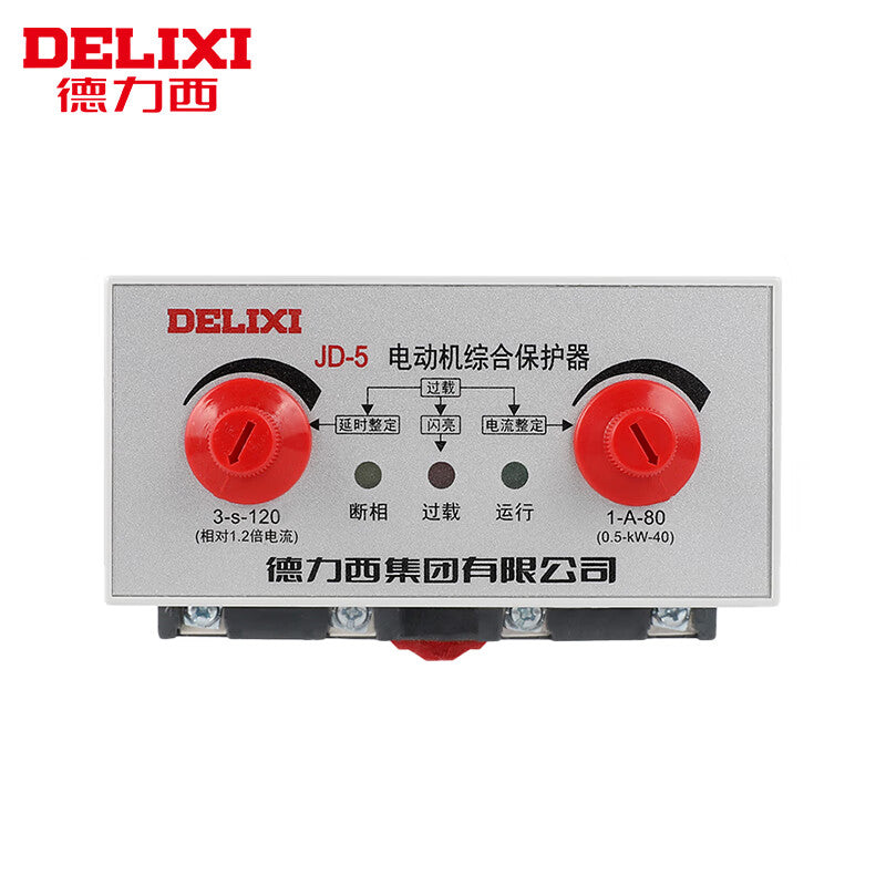 Delixi JD-5B Motor Protector 1~100A AC380V