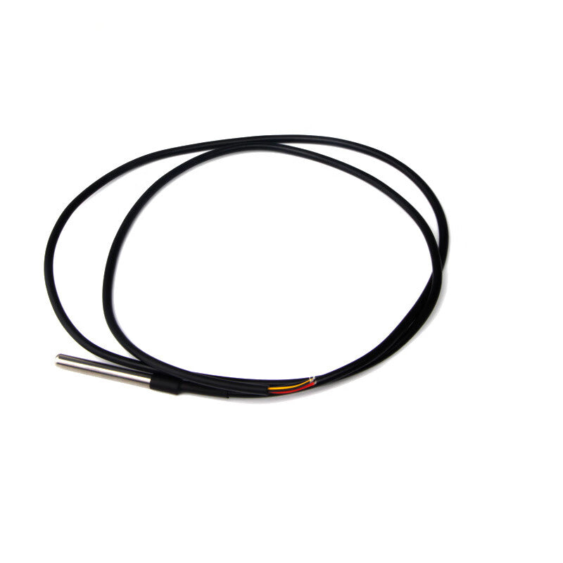 Ouhuayuan DS18B20 Digital Temperature Sensor Probe for Water Temperature Detection (3 Meters)