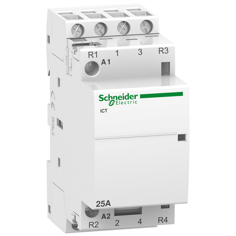 Schneider Electric iCT Contactor 220-240V 25A 2NO 2NC A9C20838
