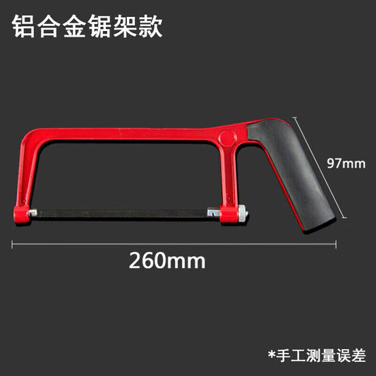 Yanran [6-inch Aluminum Alloy Saw + 10 Saw Blades] Multifunctional Aluminum Alloy Saw Stand Small Hand Saw Woodworking Saw