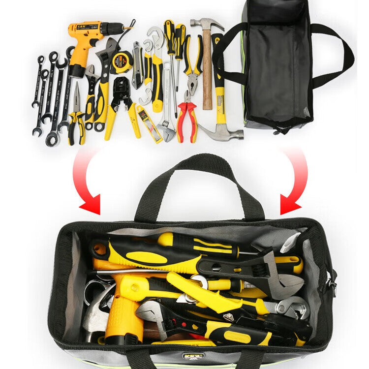 FASITE tool bag portable small canvas electrician bag multi-function repair thickened storage bag portable tool bag large