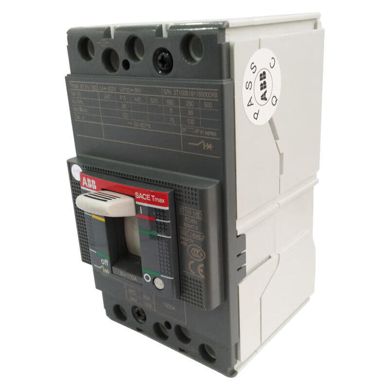 ABB XT1N160 Molded Case Circuit Breaker - TMD100-1000 FF 3P