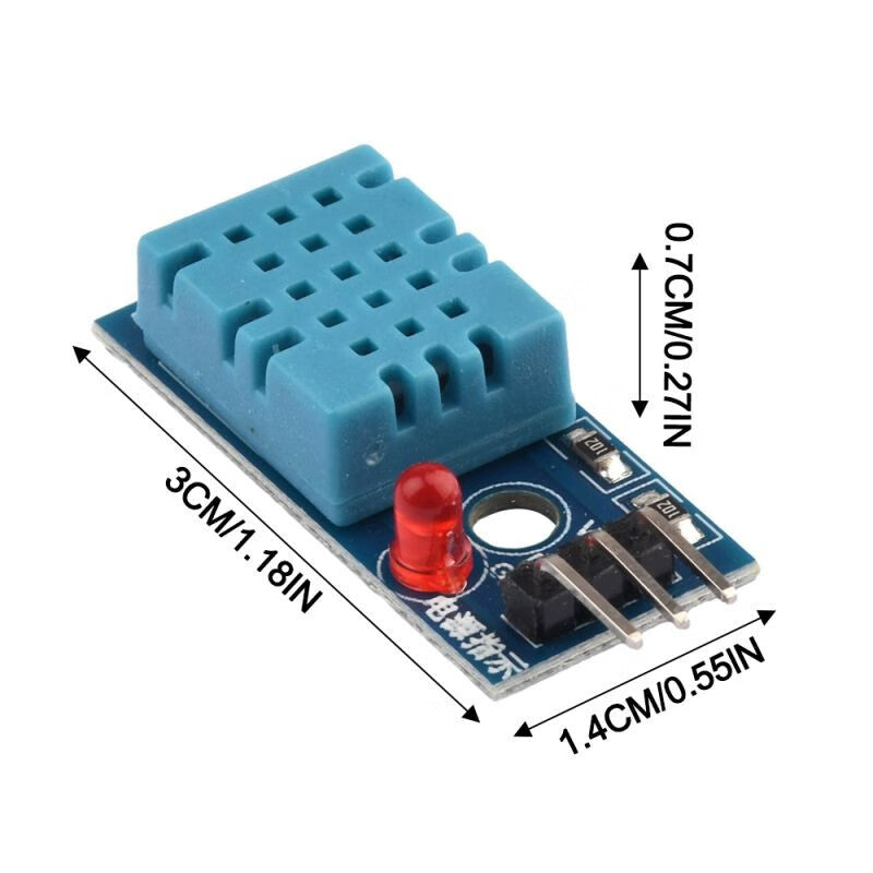 Ouhuayuan Domestic DHT11 Sensor Temperature and Humidity Module (DuPont wire included)