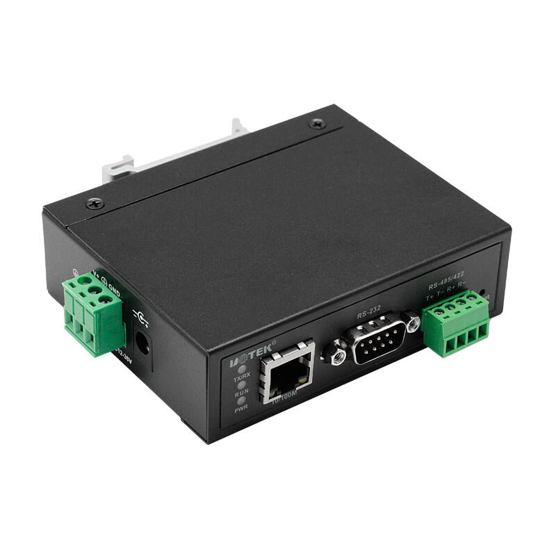 UOTEK 100M 1-port TCP/IP to RS232/485/422 serial server serial communication/networking; UT-6001