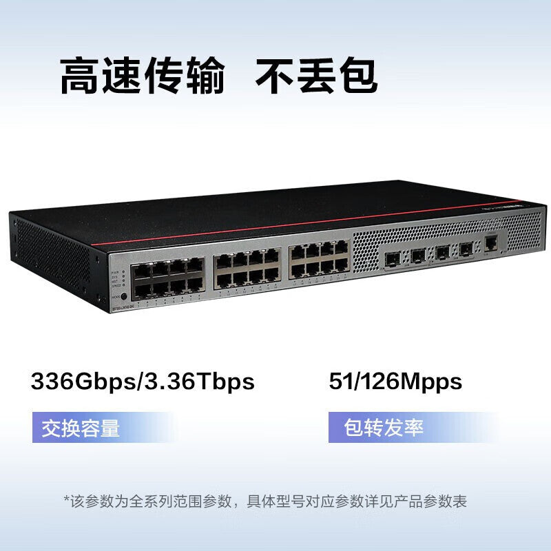 Huawei Datacom Smart Selection S5735S-L24T4S-QA2 switch 24 Gigabit power + 4 Gigabit optical port enterprise weak three-layer network management noise reduction replacement