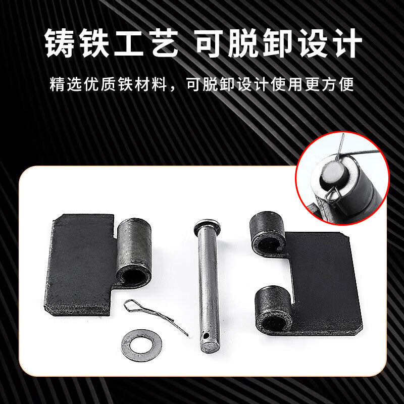 Steel Precast Products Welded Hinges, 9cm x 2, Heavy Duty Iron Door Hinges, Car Door Disassembly Hinges, Welding Hinges
