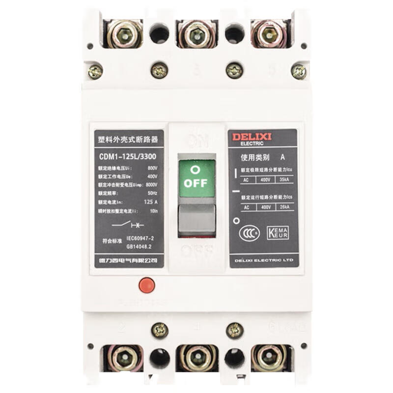 Delixi Electric CDM1-125L/3300 125A Circuit Breaker