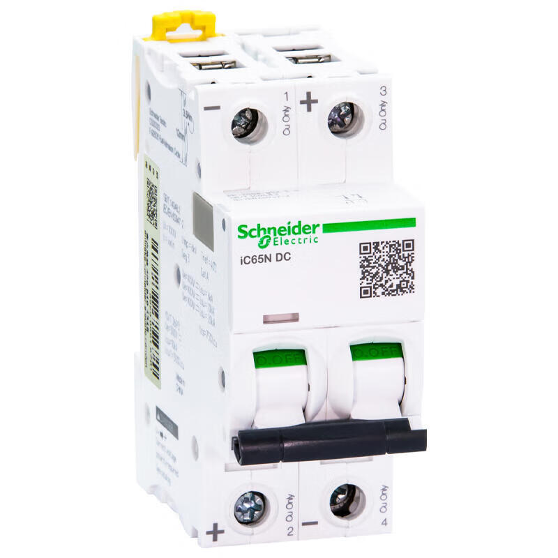 Schneider Electric Acti9 iC65N DC 2P 2A Mini Circuit Breaker