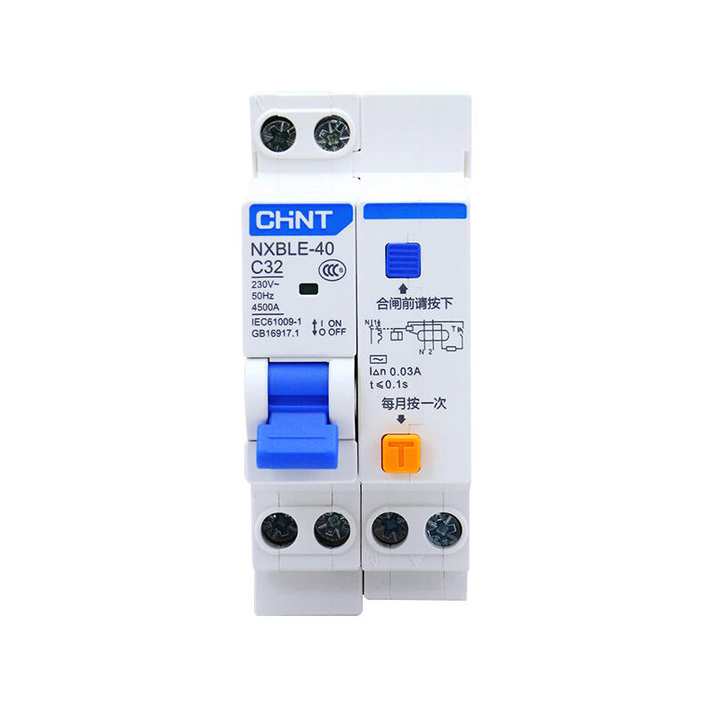 Chint NXBLE-40 residual current operated circuit breaker; NXBLE-40 1P+N C16 0.03A 4.5kA