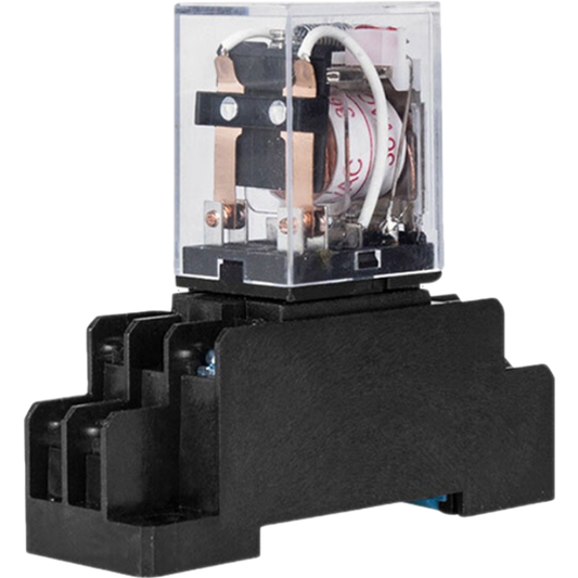 Chint (CHNT) JZX-22F-D-2Z-CA-AC220V--CZY08A-02 small intermediate relay 8 feet (relay + base)