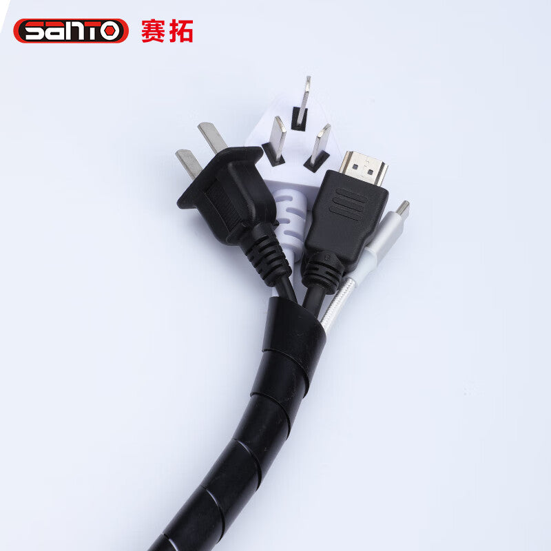 SANTO (Synto) Wire Bundle Wiring Management Wire Protector 8mm*10m White 7024