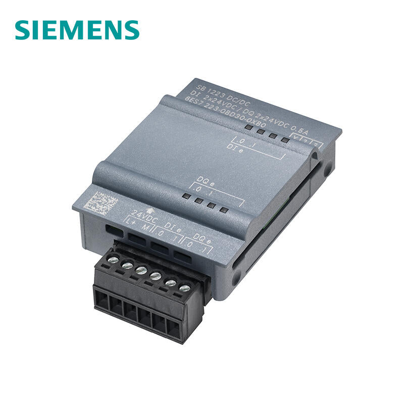 Siemens S7-1200, digital input SB1221, 4DI, 24VDC 200kHz, leakage input (Mlesend); 6ES72213BD300XB0
