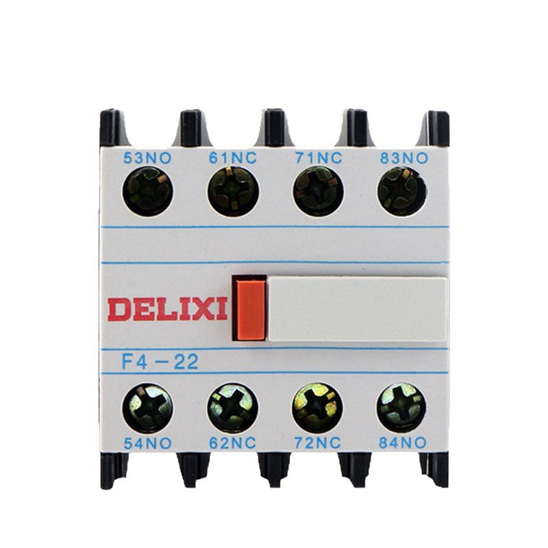 Delixi AC contactor F4-22 top auxiliary contact F422 Unit: minimum order of 2 pieces