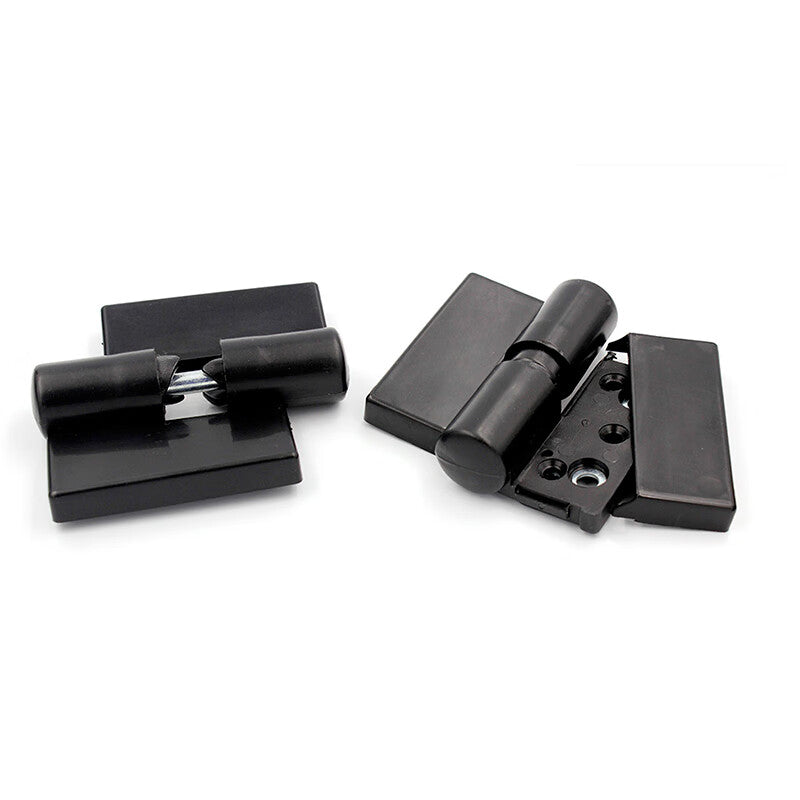Thousand-speed wheel public toilet door partition hinge, plastic folding door hinge, folding door hinge, one hinge for left and one for right, plastic.