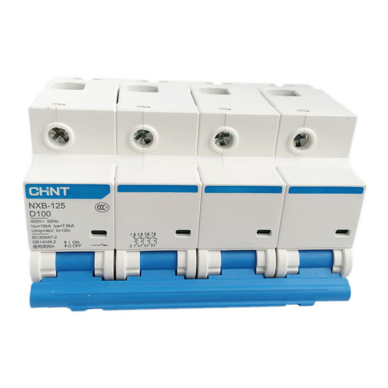 Chint NXB-125 4P D100 Small Circuit Breaker