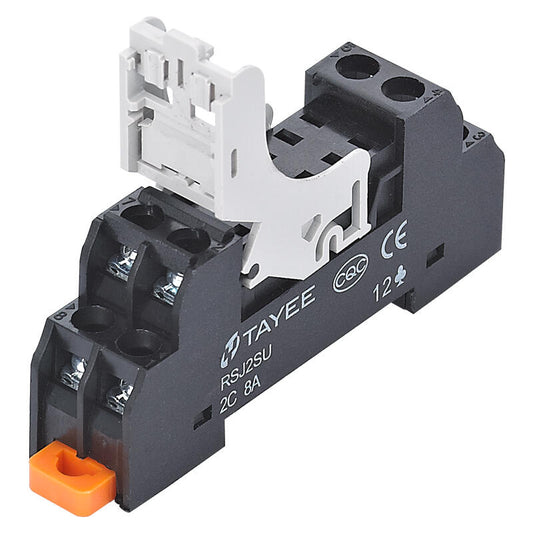 Shanghai Tianyi Electric is suitable for TRS series optimized relay base screw terminal wiring; RSJ2SU