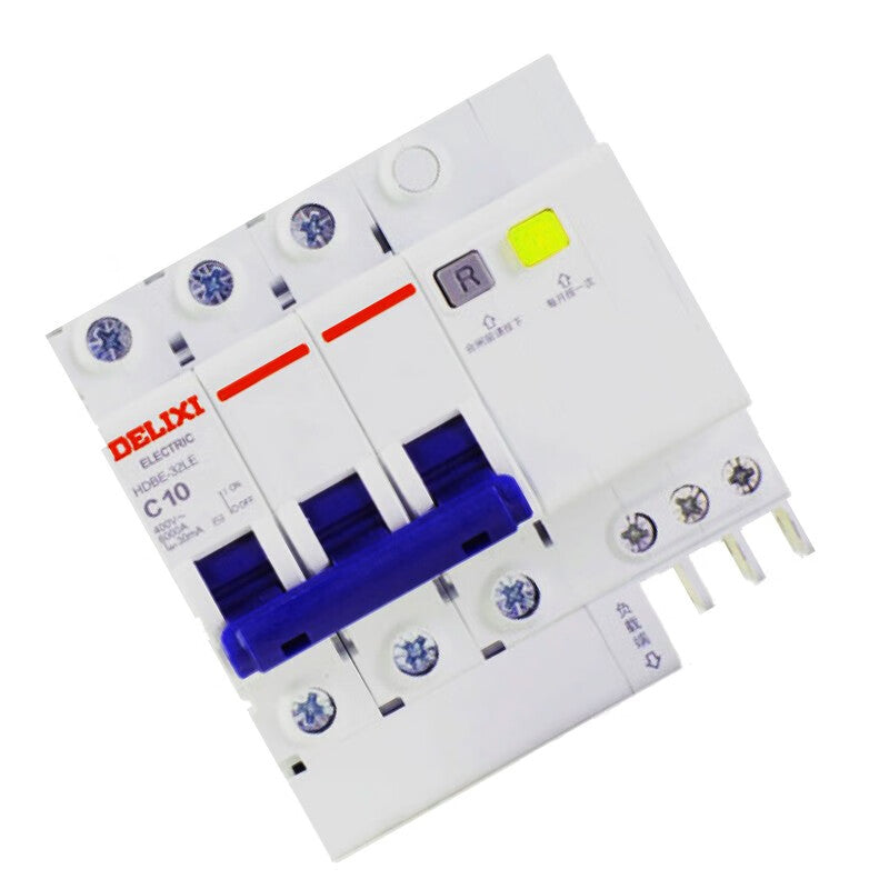 Delixi HDBE-32LE Leakage Protector 3P C Type 32A 100mA