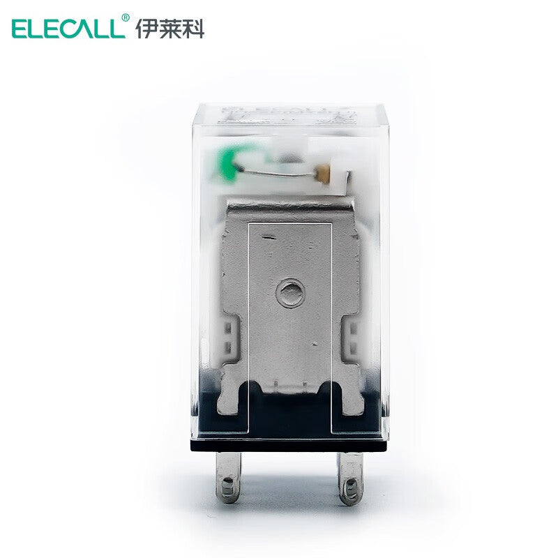 ELECALL HH52P small intermediate relay DC two open and two closed with light without base electromagnetic relay set 8 feet MY2NJ DC12V