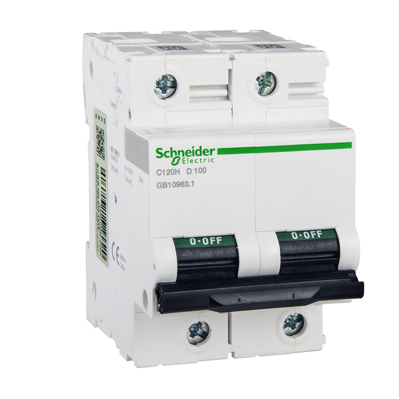 Schneider Electric circuit breaker; C120H 2P D 100A