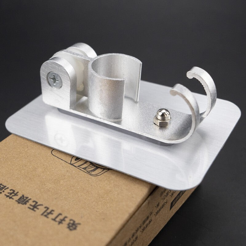 Haisdike HKSY-25 Space Aluminum Shower Head Holder, Adjustable Shower Head Mount, No-Drill Aluminum Base (Carton Packaging)