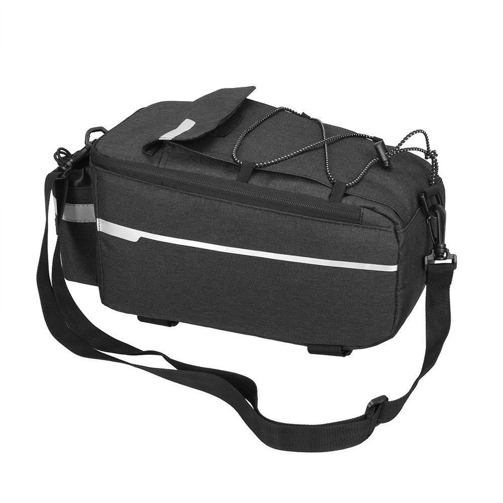 Adjustable Bike Rear Rack Bag with Multiple Pockets for Easy Organization