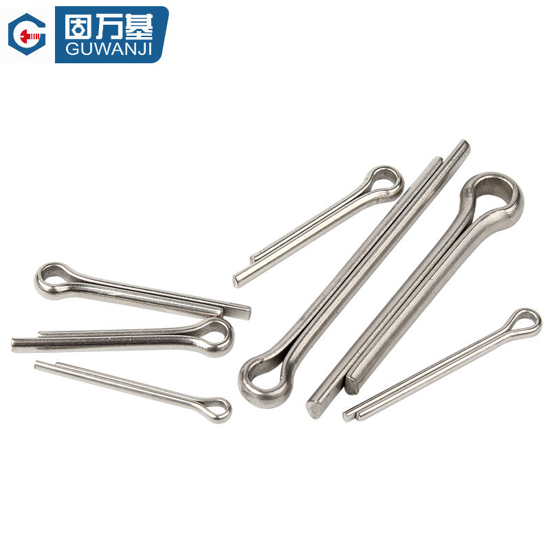 GUWANJI Cotter Pins, 304 Stainless Steel, Locating Pins, Elastic Clamping Pins, Hairpins, M2x16 [500 pieces/pack]