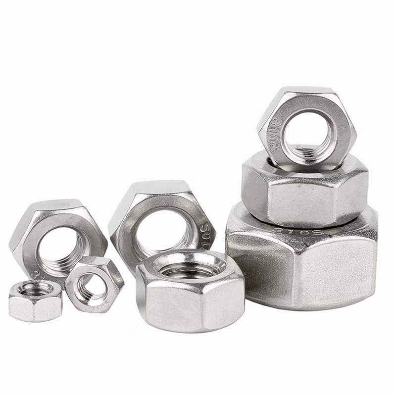 GUWANJI Hex Nuts, Stainless Steel Hex Nuts, 321 Stainless Steel M10 [50 pieces]