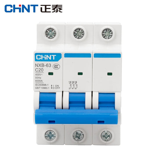 Chint (CHNT) NXB-63-3P-C20 industrial circuit breaker air switch