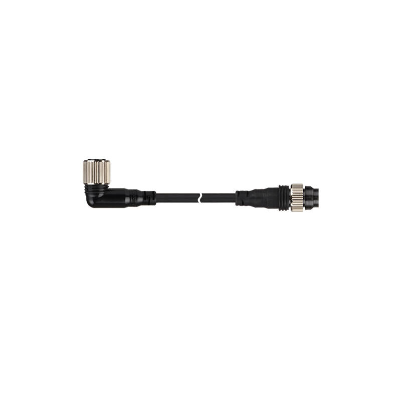 Autonics proximity sensor accessories, connecting cable M12 AC type socket type - plug type PVC 2m; C4A4-2