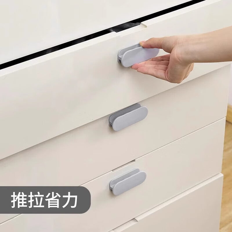 Shengduoshan glass door handles, sliding door handles, sliding door handles, window and cabinet door handles, no-drill suction cup drawers, simple doors