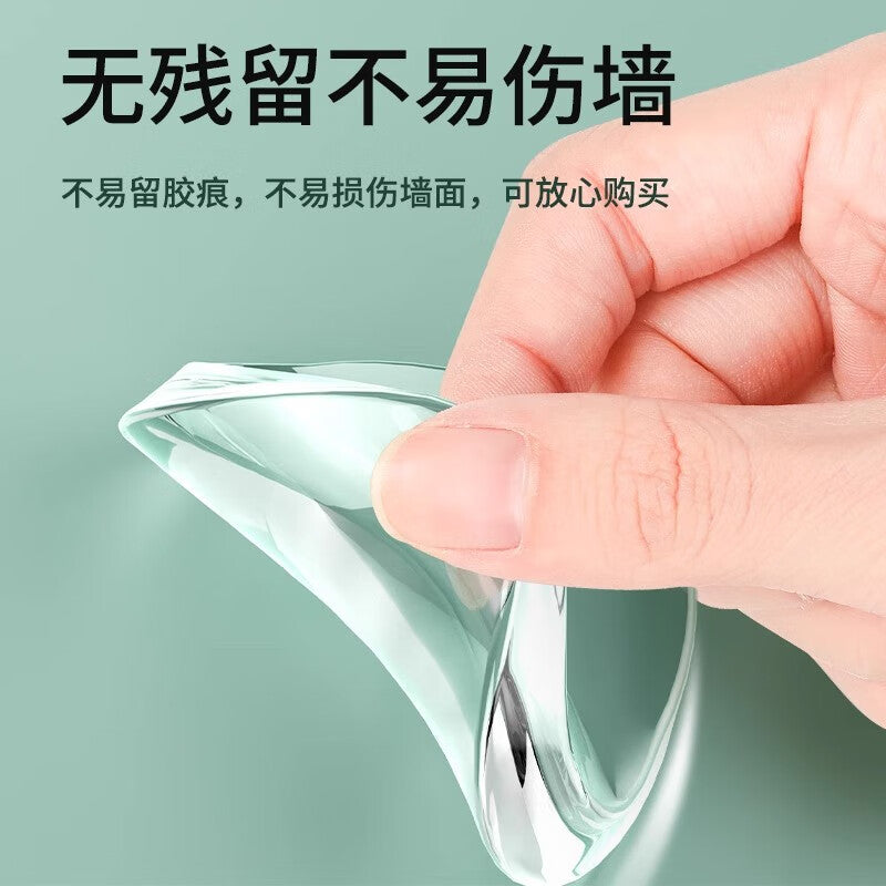 TIMUS door handle anti-collision sticker, rear anti-collision pad, silicone pad, stop strip, anti-collision door stop, anti-collision pad - square gray - 5 pieces