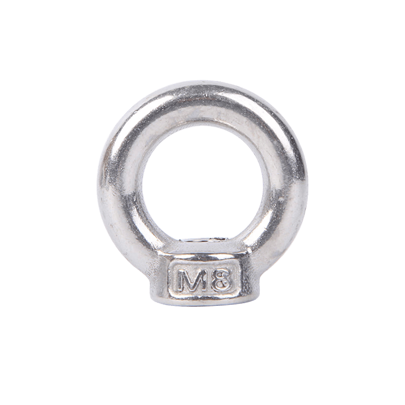 Ancer 304 Stainless Steel Eye Nut, Lifting Lug Nut, Round Lifting Nut, M8, 1 piece, EA400393