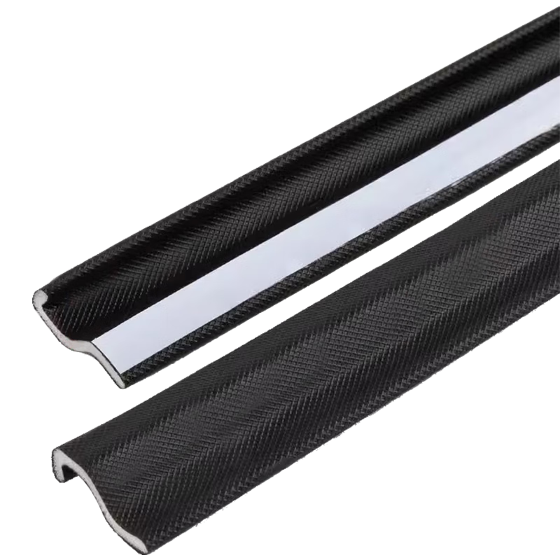 Anseri window sealing strip, door and window sealing strip, windproof strip, PVC window sound insulation strip, winter heat insulation and windproof strip, 2m, black, 5K00025