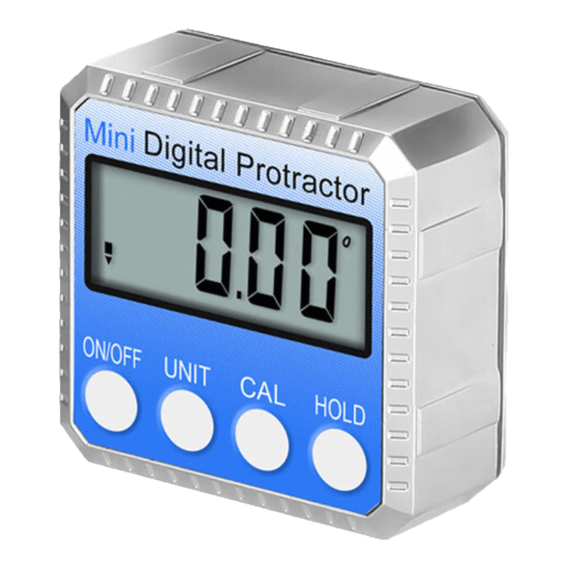 Mitz Digital Inclinometer, High-Precision Angle Ruler, 360° Automatic Screen Rotation Inclinometer, Level LJ-QJY-01, 4x90° Automatic Screen Rotation