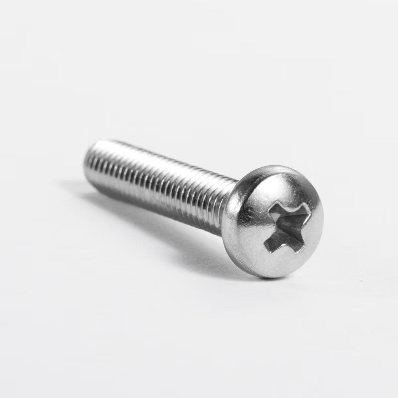 AOZHAN GB818 Cross Recess Pan Head Machine Screws, 304 Stainless Steel, National Standard Series GPH M5*18 (600 pieces/box)