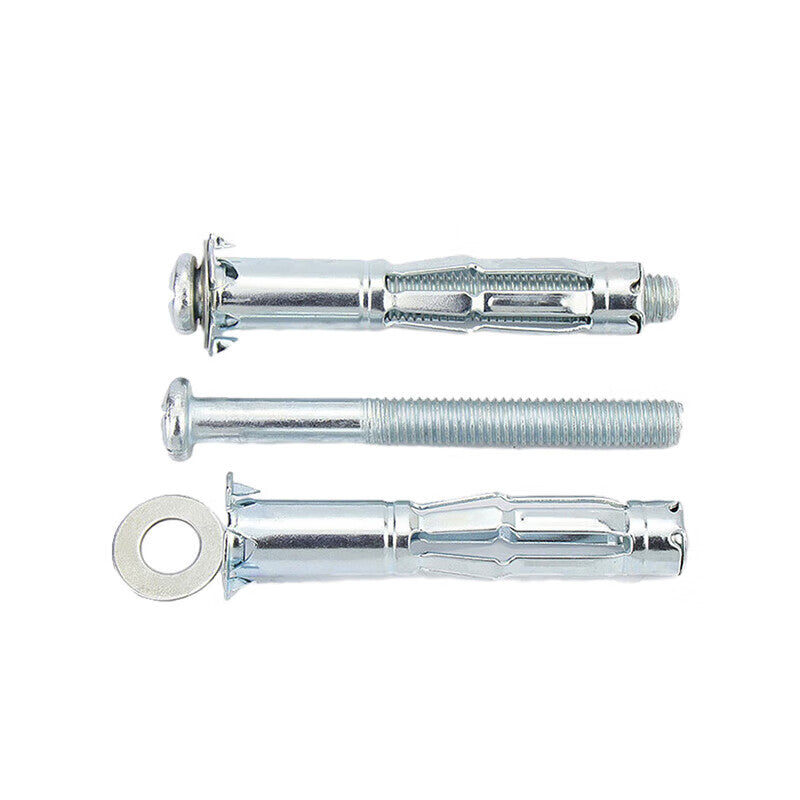 Peifan Hollow Brick Expansion Bolts, Hollow Wall Gypsum Board Expansion Screws, Hollow Wall Screws M8*65 (10 pieces per pack)