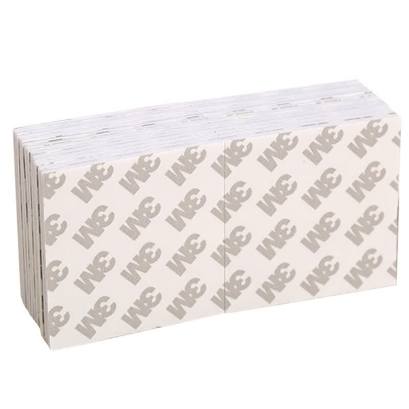 Haisdike HKW-110 Double-Sided Adhesive Tape (100 pieces) Die-cut and stamped sealing tape, double-sided adhesive, nameplate shock-absorbing durable adhesive, strong double-sided adhesive, square 25mm*20mm