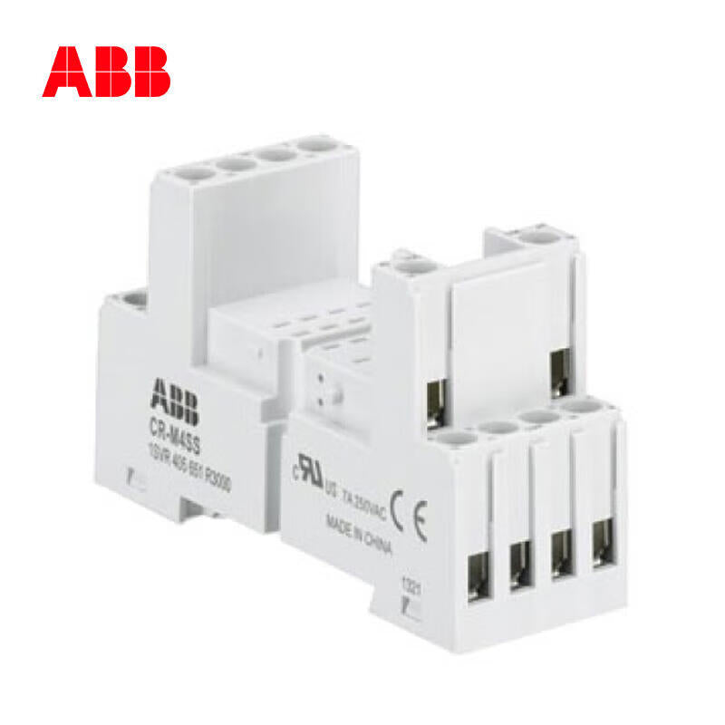 ABB relay accessories, base; CR-M3LS
