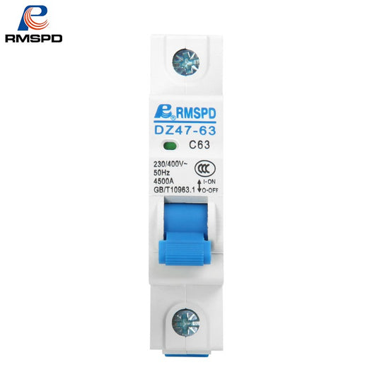Shanghai People's RMSPD small circuit breaker DZ47 air switch circuit breaker 220V 6A 1P