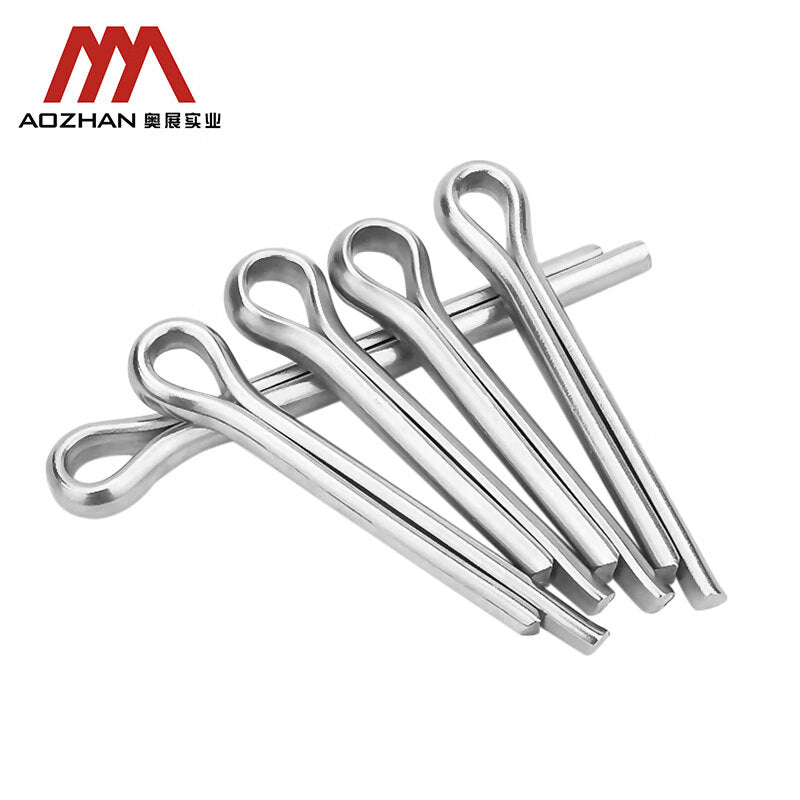 AOZHAN GB91 Stainless Steel 304 Cotter Pins, Hairpins, Whistle Pins, U-Shaped Pins, Steel Pins, Positioning Pins GPH M5.0*55 (450 pieces/box)