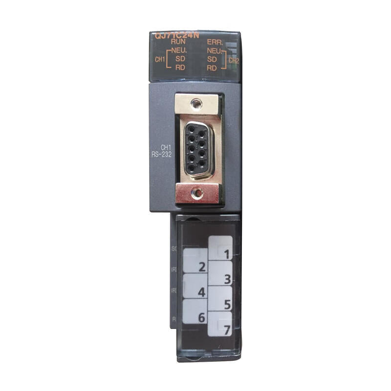 Mitsubishi Electric PLC, communication module, serial RS232C, 1 channel, RS422/485, 1 channel; QJ71C24N