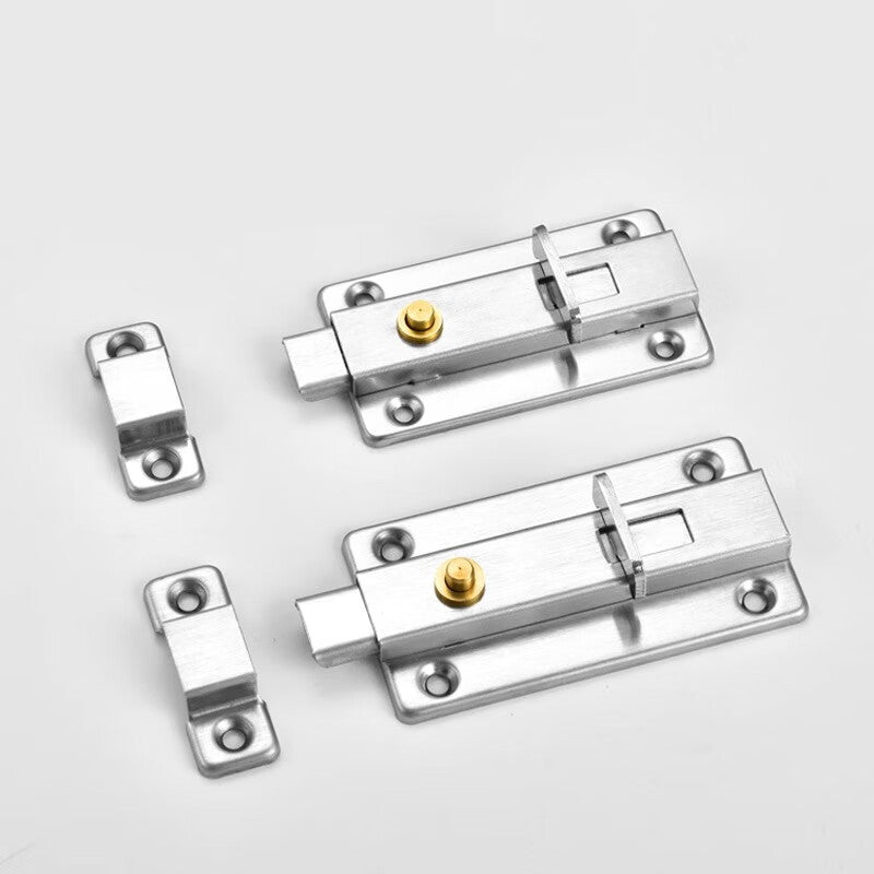Yonghao Yinghong Stainless Steel Bolt Deadbolt Interior Door Lock, Old-fashioned Door Bolt Thickened Rebound Door Lock, Customizable 4-inch Manual Two-way, Price Per Piece