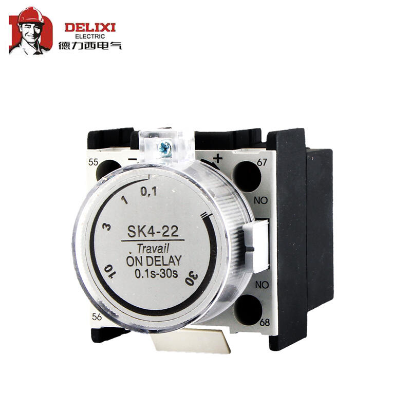 Delixi CJ20 AC Contactor Accessories with 0.1-30s Delay Function