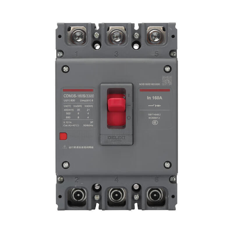 Delixi Electric Molded Case Circuit Breaker CDM3S-160S 160A