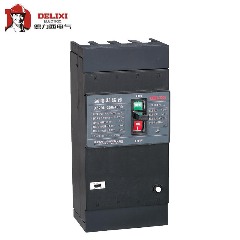 Delixi DZ20L-250T/4300 Electric Leakage Circuit Breaker 160A