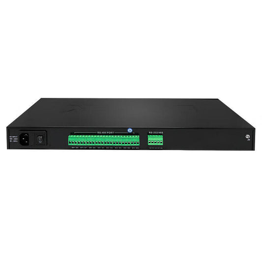 UOTEK RS232/485 to 8-port RS485 hub rack mount (1U chassis); UT-1208U