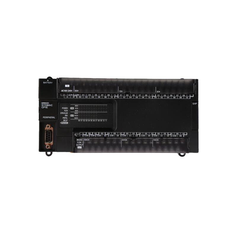 Omron FA automation equipment, programmable controller, improved built-in dual-port CPU unit; CP1E-N60SDR-A
