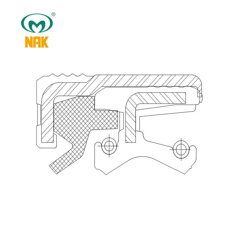 NAK (Maoshun) CRS31 42*62*16 NBR Nitrile Rubber Combination Oil Seal 1 piece/pack